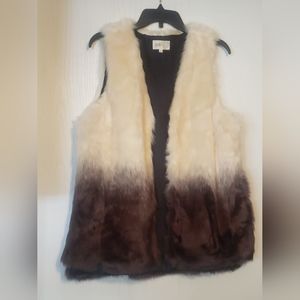 Jolt faux fur vest